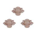 Custom-made wood carving furniture wooden flower Lotus shape model decals